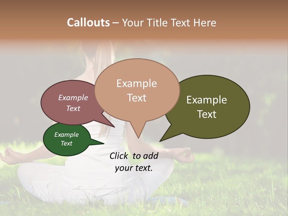 Female Summer Lotus PowerPoint Template