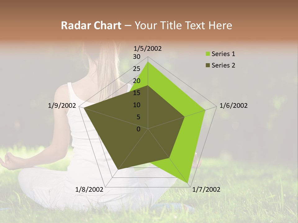 Female Summer Lotus PowerPoint Template
