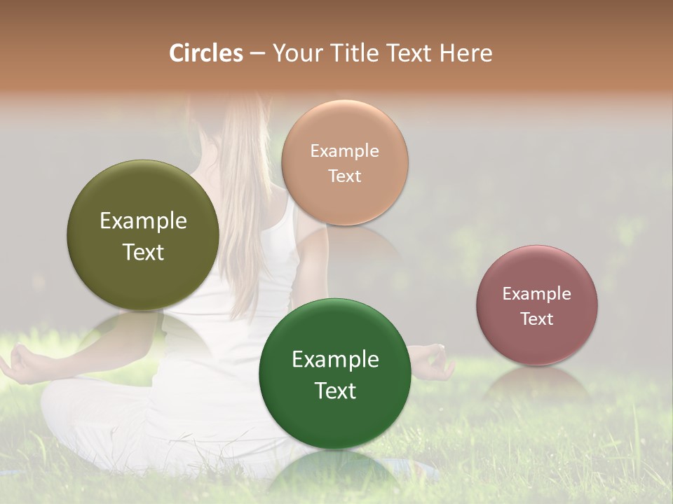 Female Summer Lotus PowerPoint Template