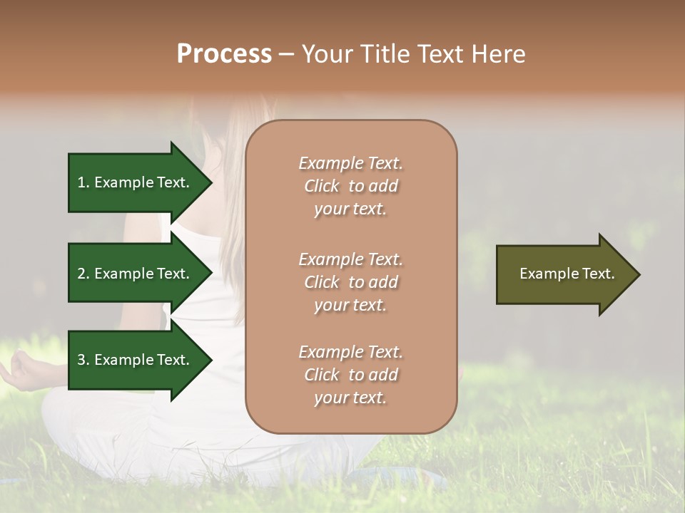 Female Summer Lotus PowerPoint Template