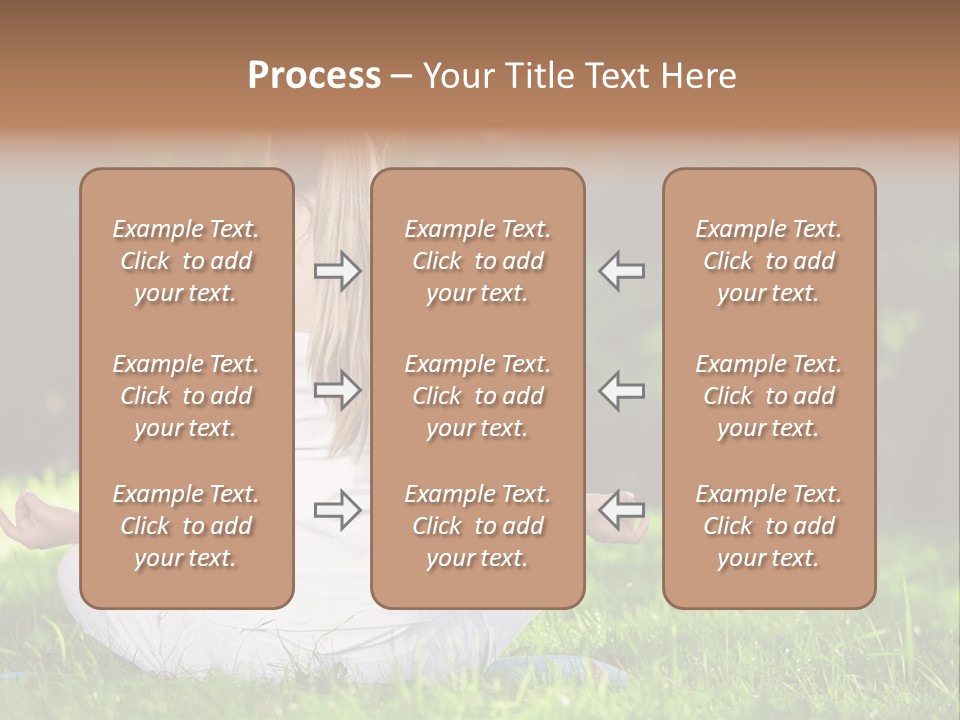 Female Summer Lotus PowerPoint Template