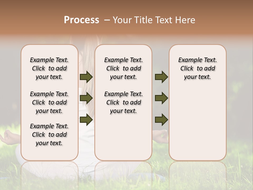 Female Summer Lotus PowerPoint Template