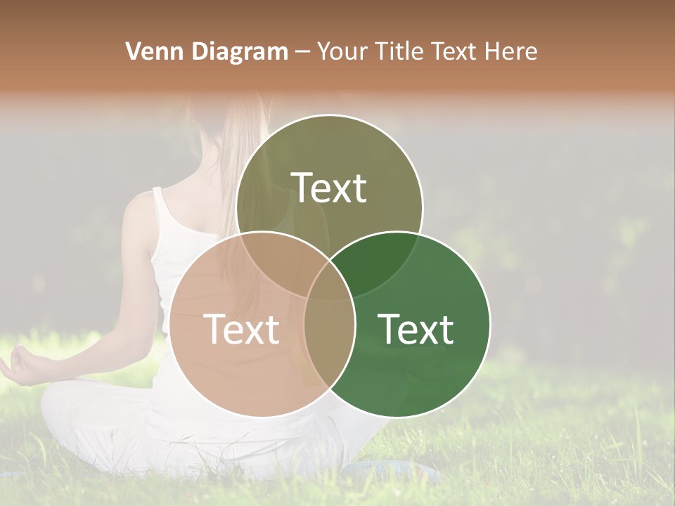 Female Summer Lotus PowerPoint Template