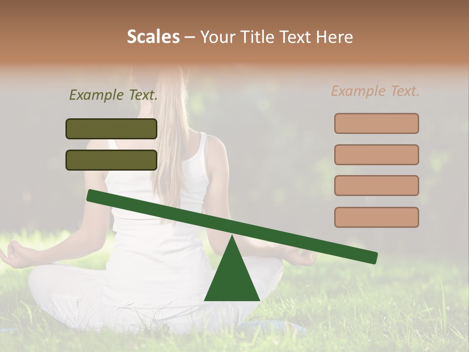 Female Summer Lotus PowerPoint Template
