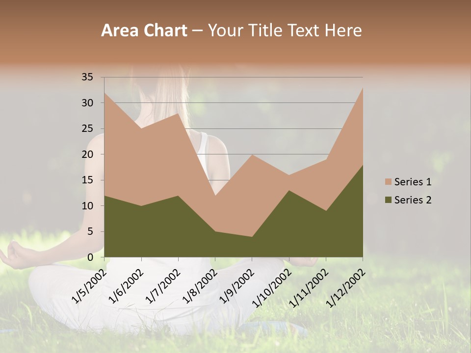 Female Summer Lotus PowerPoint Template