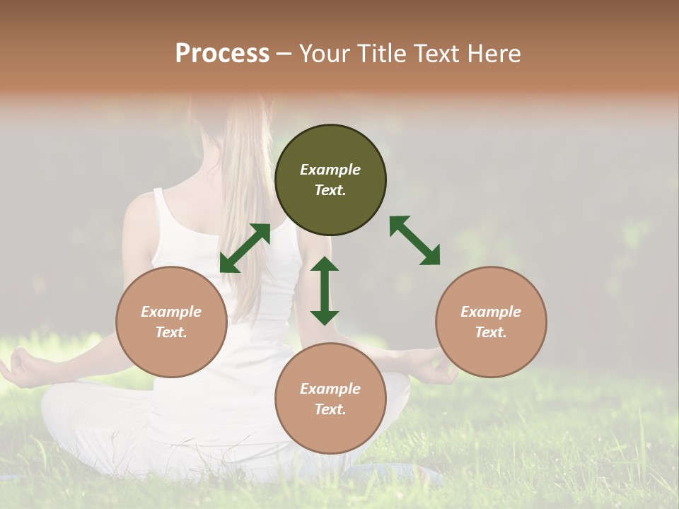 Female Summer Lotus PowerPoint Template