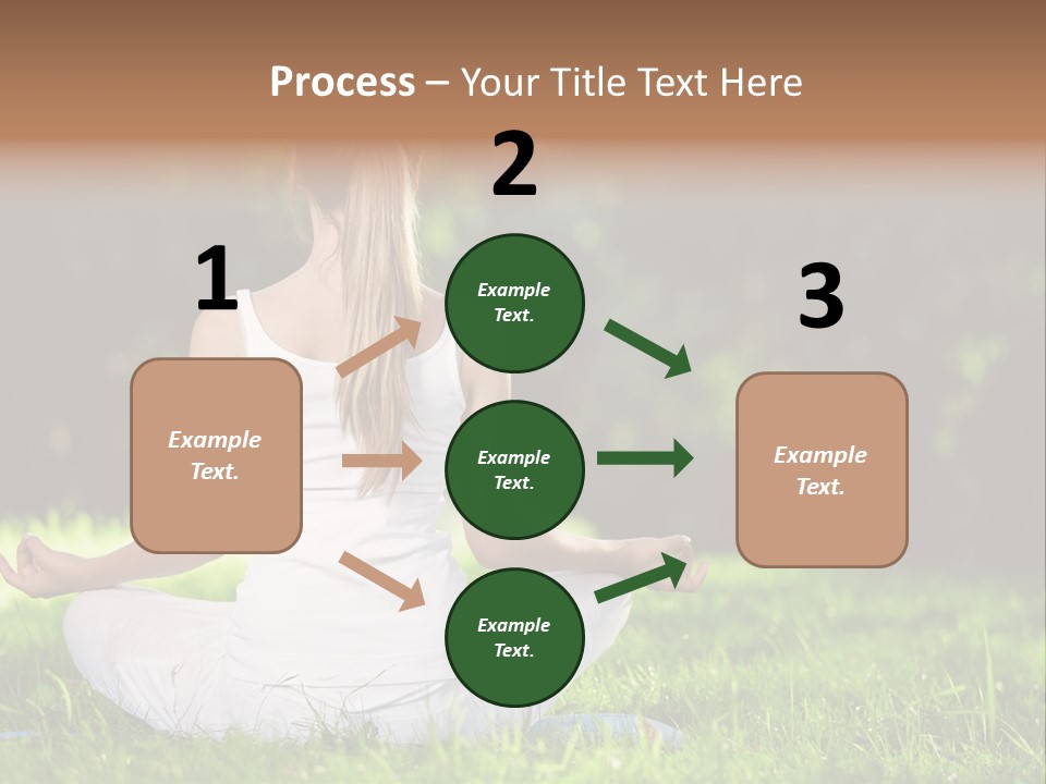 Female Summer Lotus PowerPoint Template