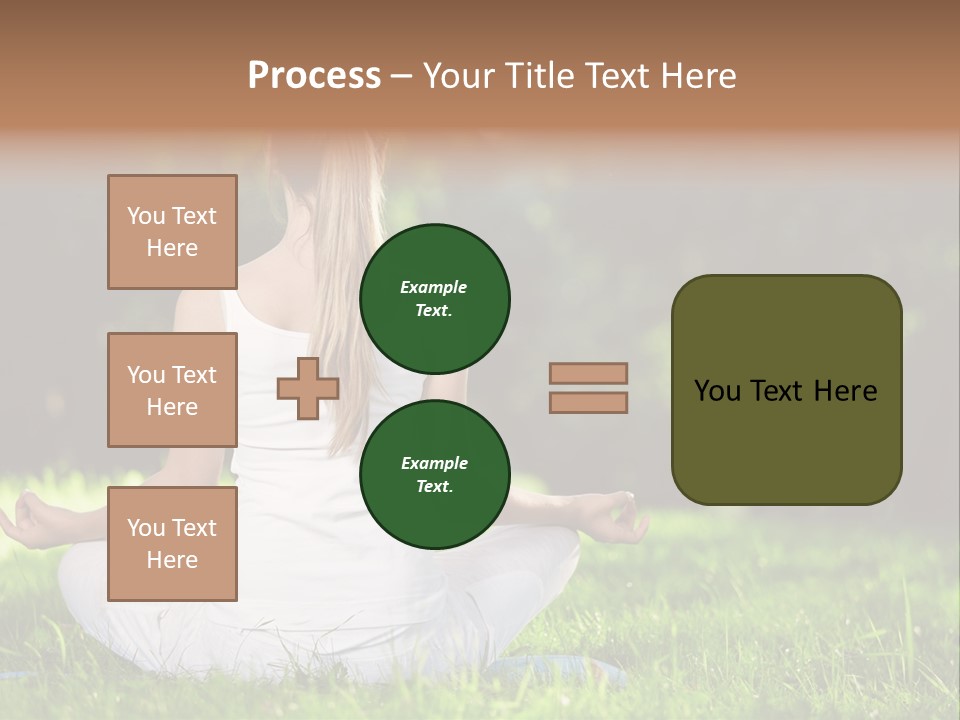 Female Summer Lotus PowerPoint Template
