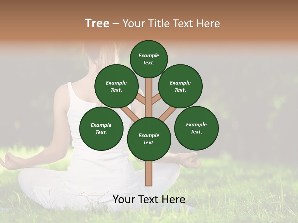 Female Summer Lotus PowerPoint Template