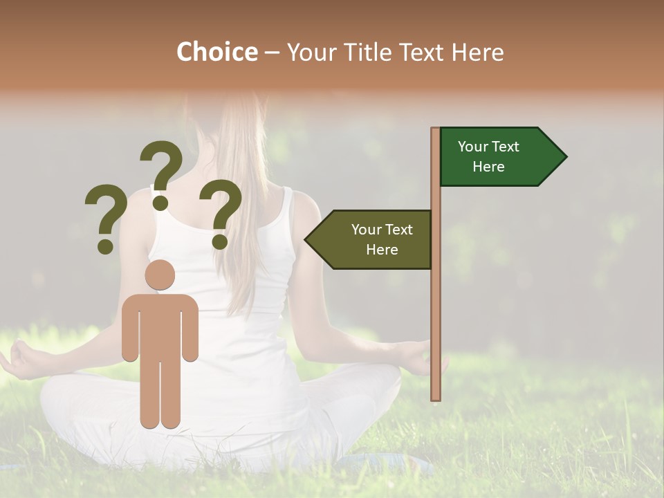 Female Summer Lotus PowerPoint Template