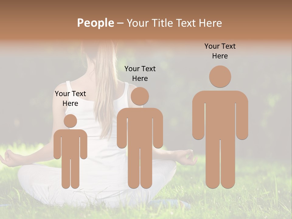 Female Summer Lotus PowerPoint Template