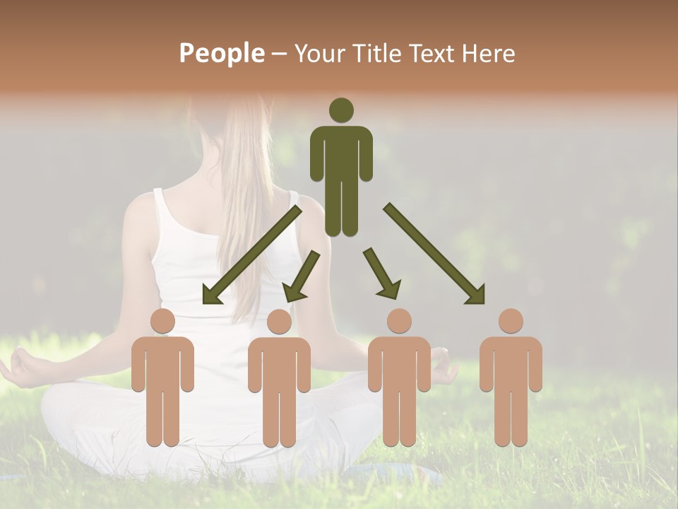 Female Summer Lotus PowerPoint Template