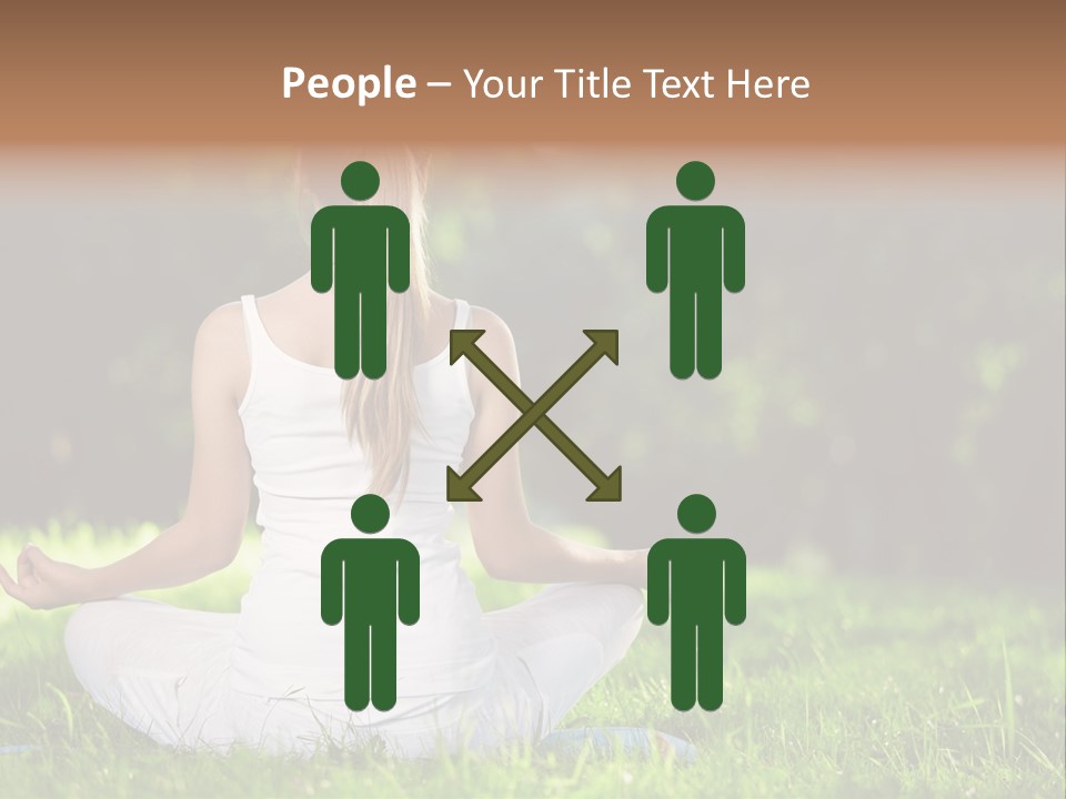 Female Summer Lotus PowerPoint Template