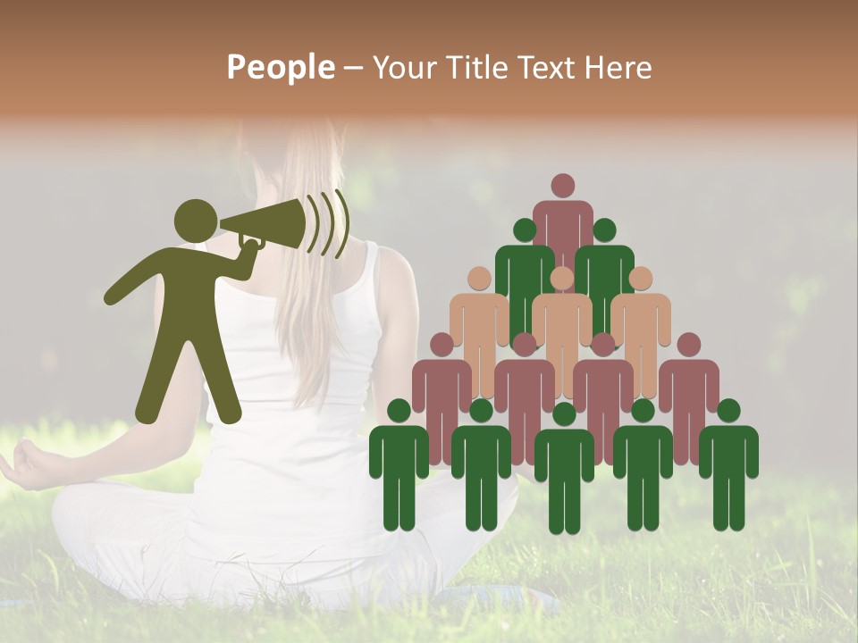 Female Summer Lotus PowerPoint Template