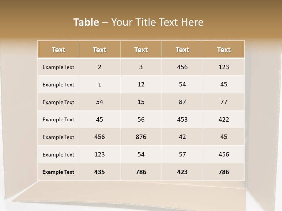 Test Female World PowerPoint Template