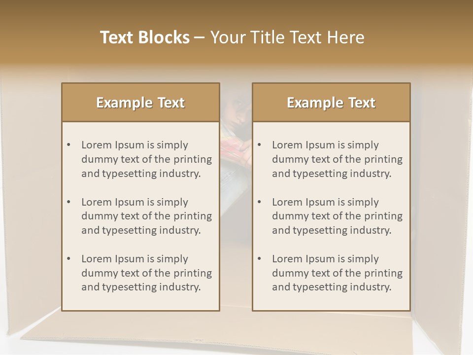 Test Female World PowerPoint Template