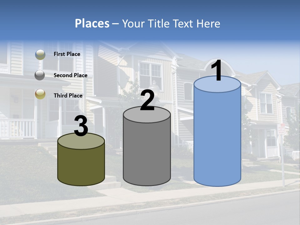 Housing Front Estate PowerPoint Template