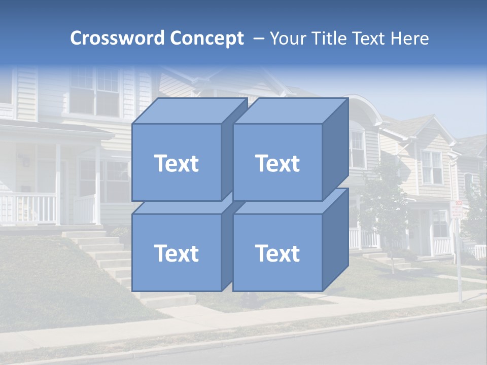 Housing Front Estate PowerPoint Template