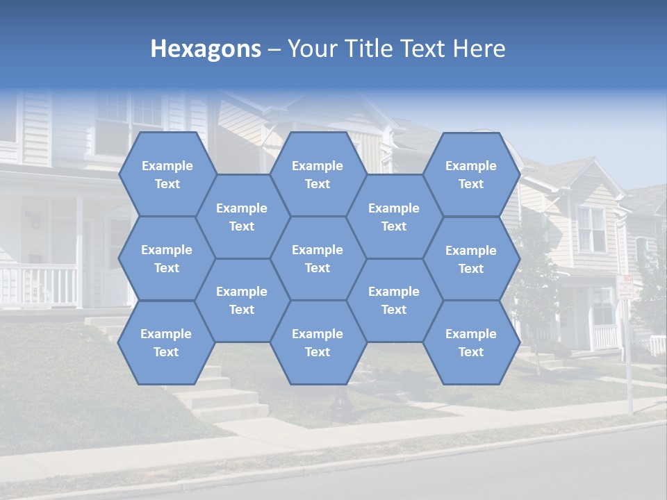 Housing Front Estate PowerPoint Template