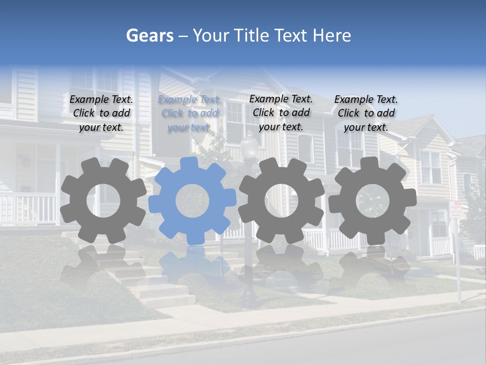 Housing Front Estate PowerPoint Template