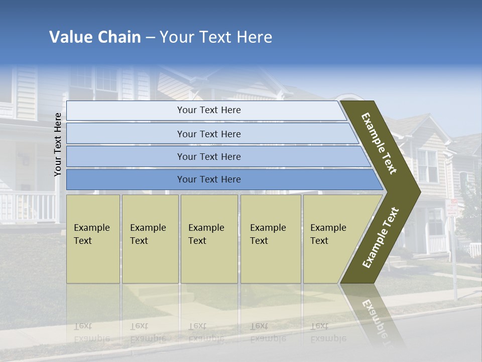 Housing Front Estate PowerPoint Template
