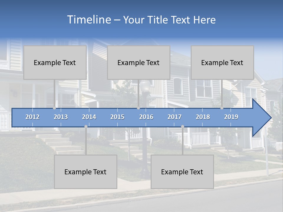 Housing Front Estate PowerPoint Template