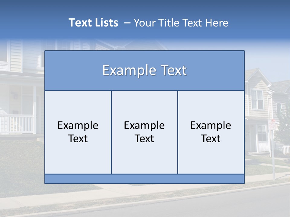Housing Front Estate PowerPoint Template