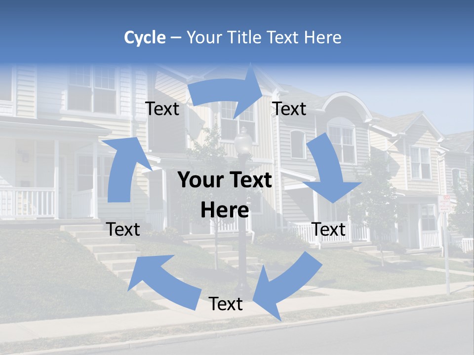 Housing Front Estate PowerPoint Template