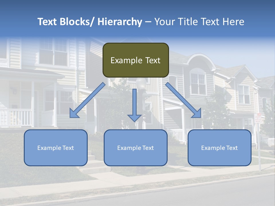 Housing Front Estate PowerPoint Template