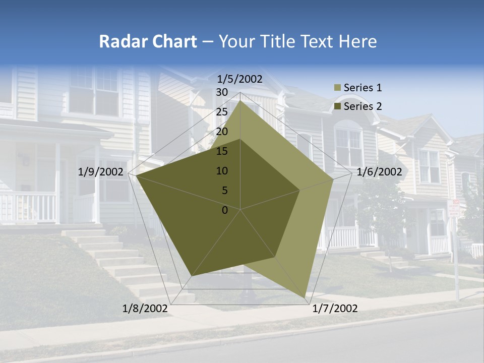 Housing Front Estate PowerPoint Template