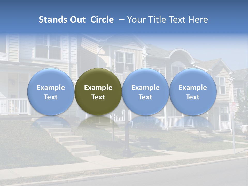 Housing Front Estate PowerPoint Template