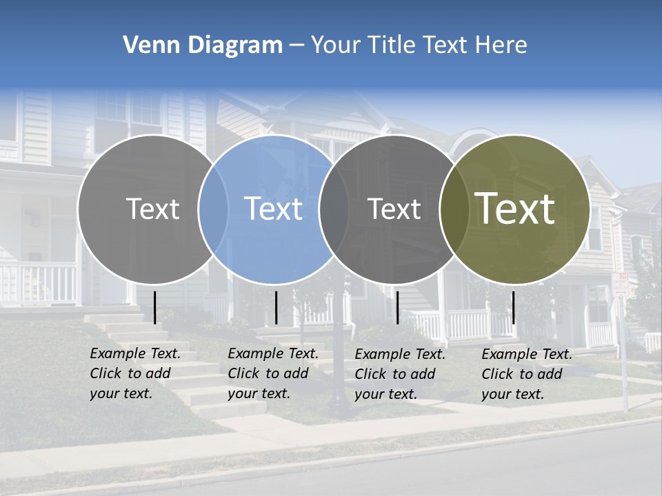 Housing Front Estate PowerPoint Template