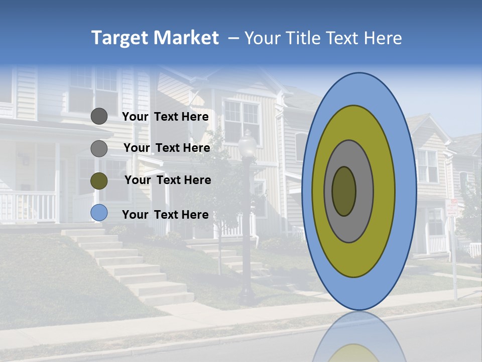 Housing Front Estate PowerPoint Template