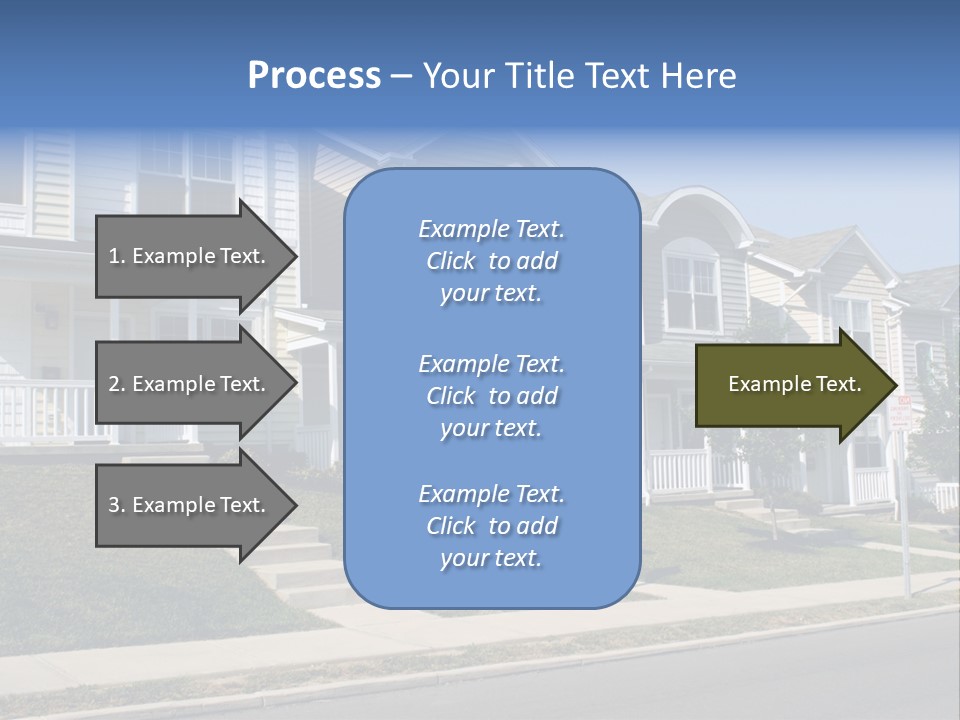 Housing Front Estate PowerPoint Template