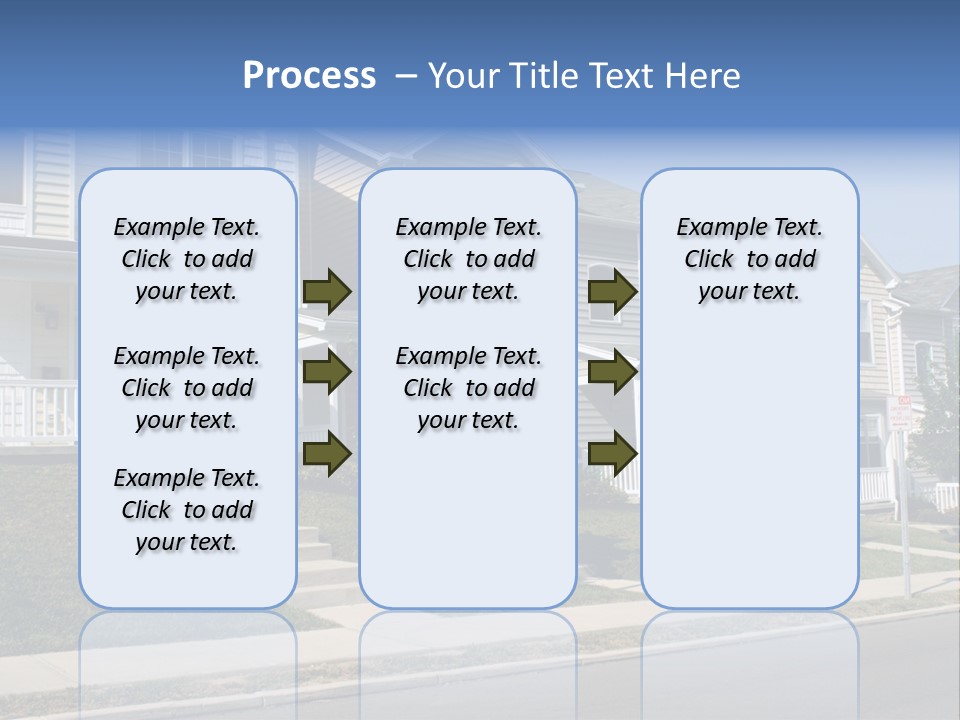 Housing Front Estate PowerPoint Template