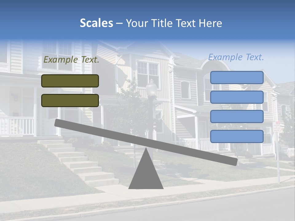 Housing Front Estate PowerPoint Template