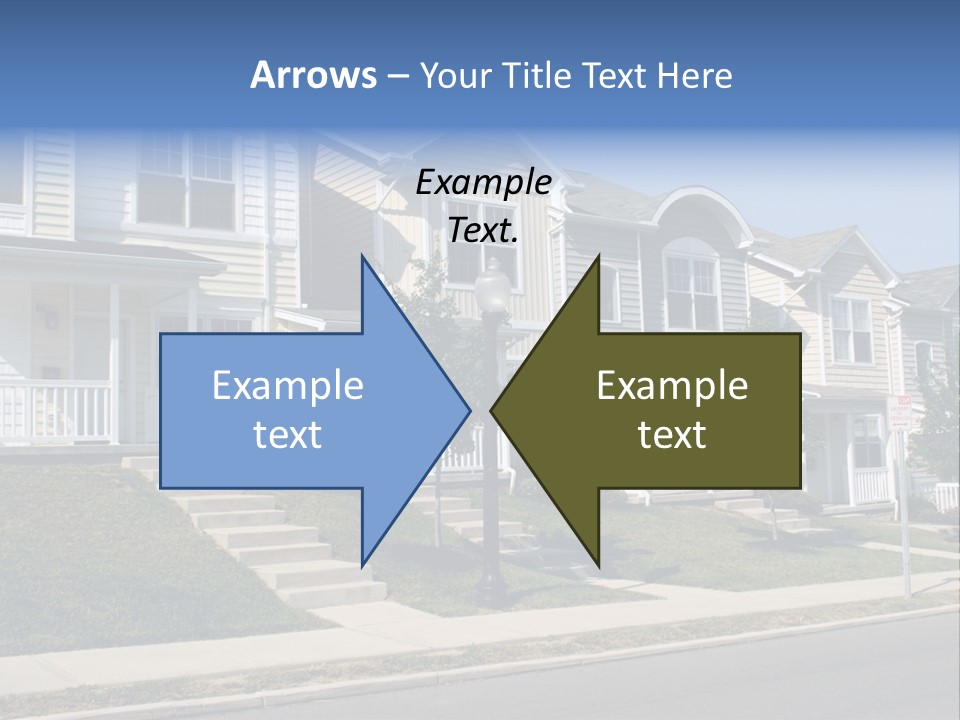 Housing Front Estate PowerPoint Template