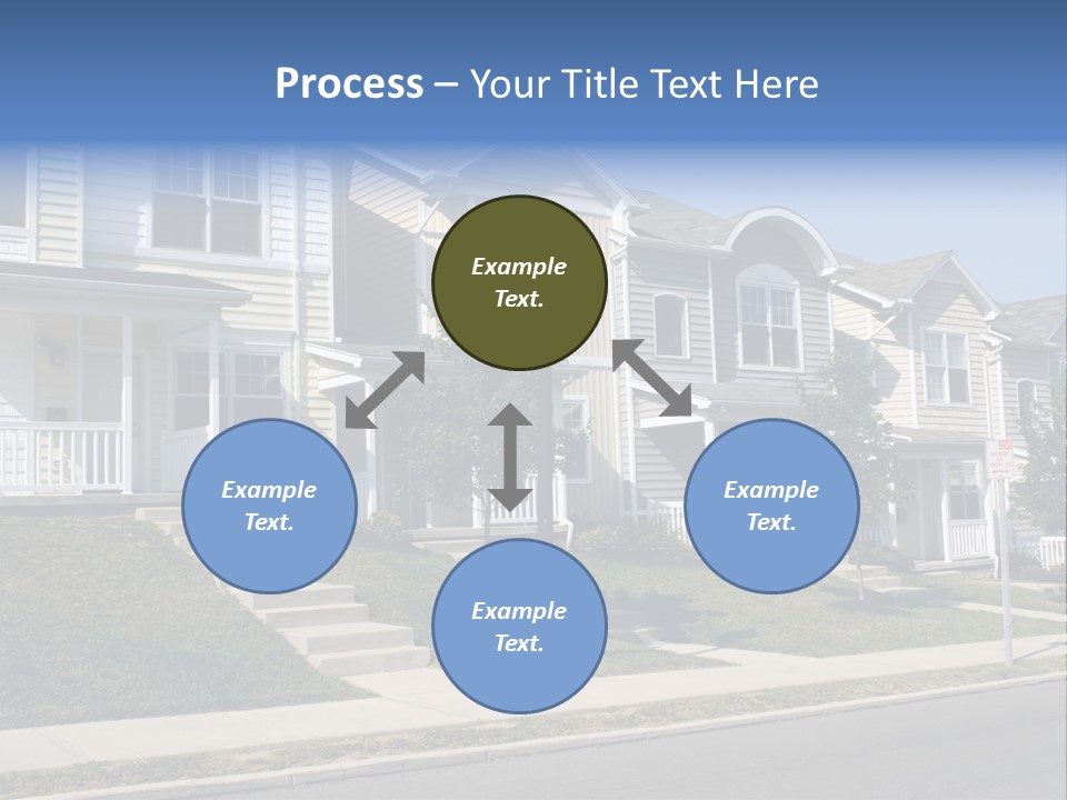 Housing Front Estate PowerPoint Template