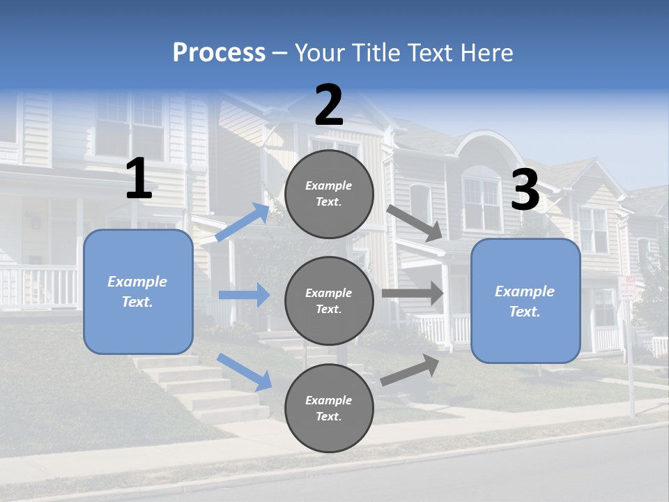 Housing Front Estate PowerPoint Template