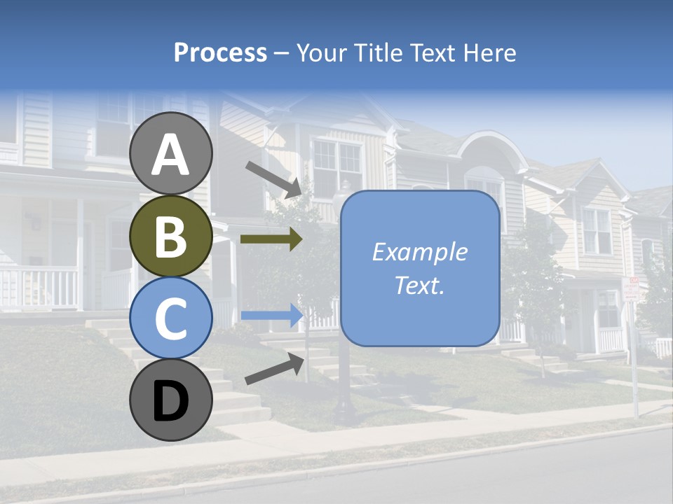 Housing Front Estate PowerPoint Template