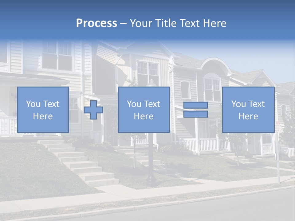 Housing Front Estate PowerPoint Template