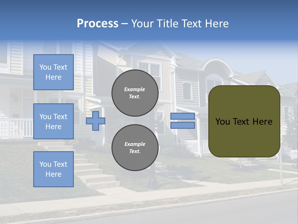 Housing Front Estate PowerPoint Template