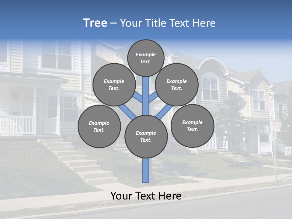 Housing Front Estate PowerPoint Template