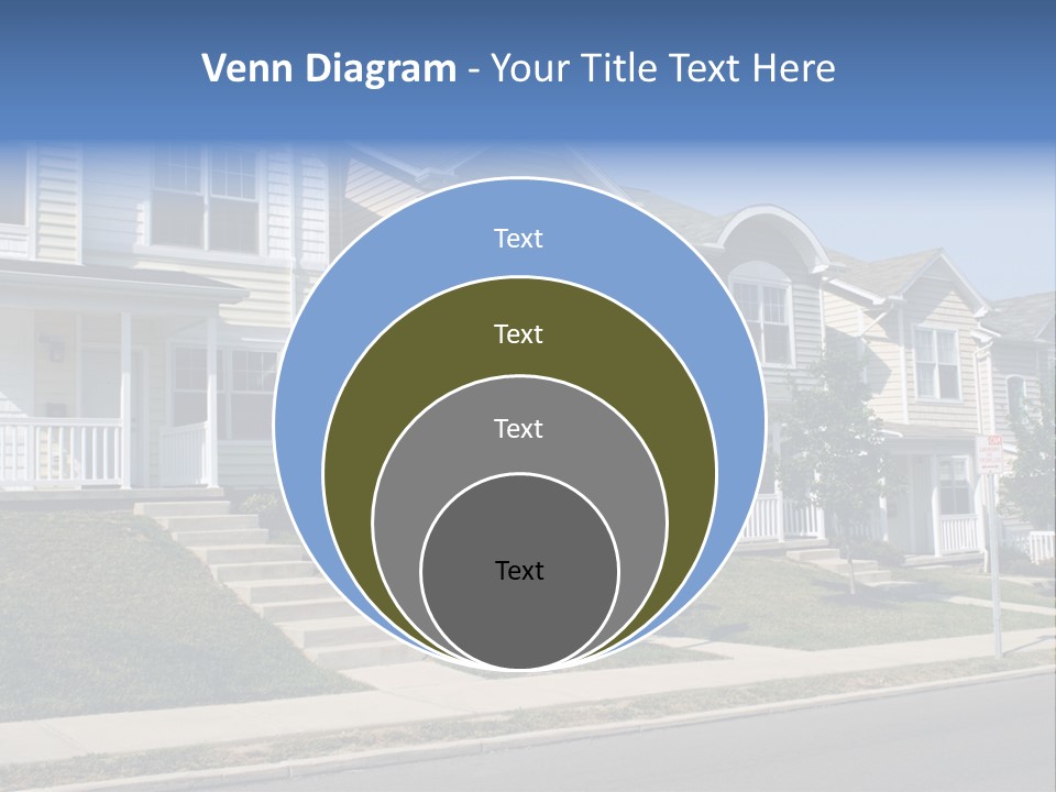Housing Front Estate PowerPoint Template