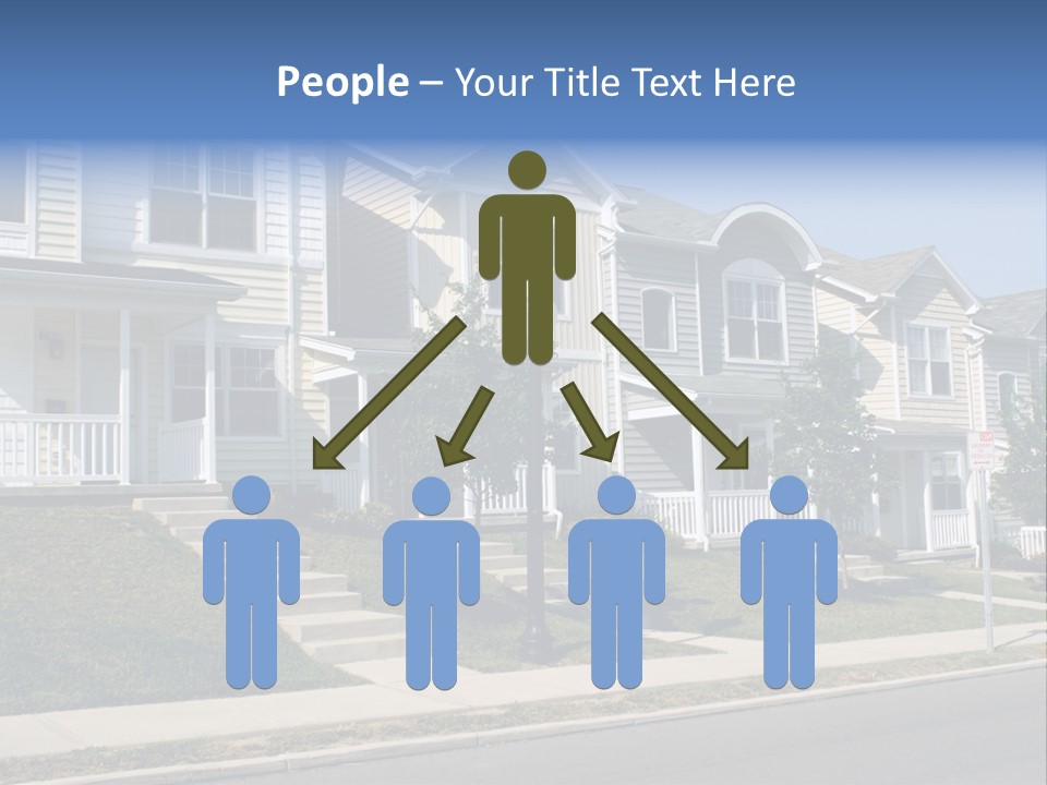 Housing Front Estate PowerPoint Template