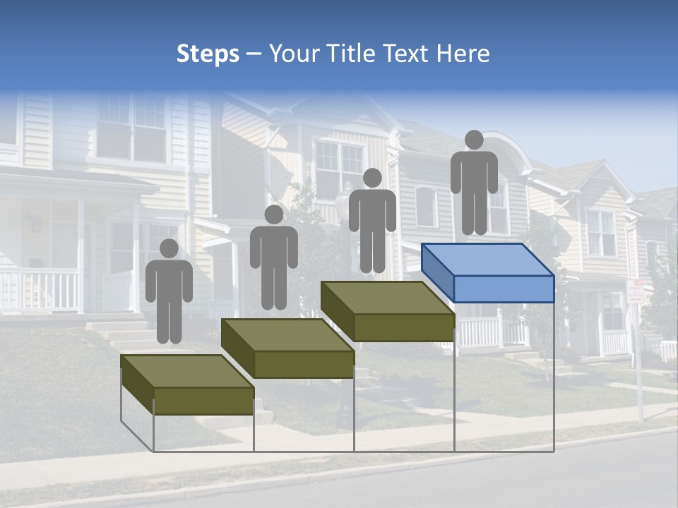 Housing Front Estate PowerPoint Template
