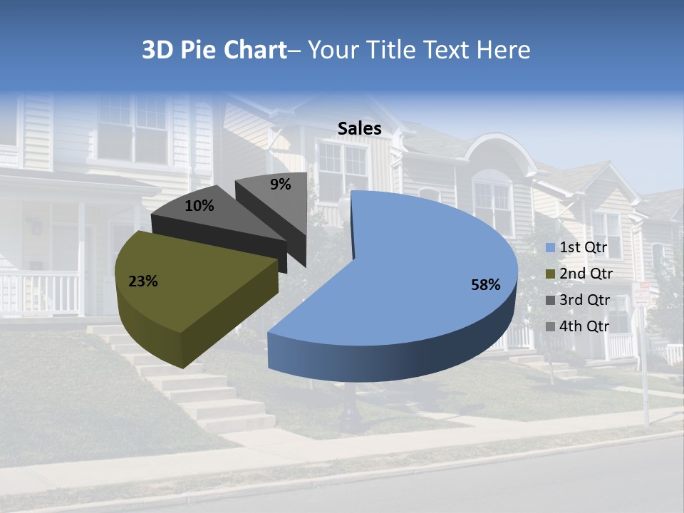 Housing Front Estate PowerPoint Template