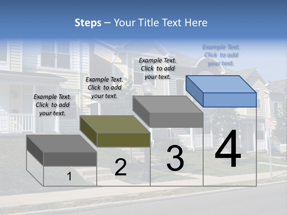 Housing Front Estate PowerPoint Template