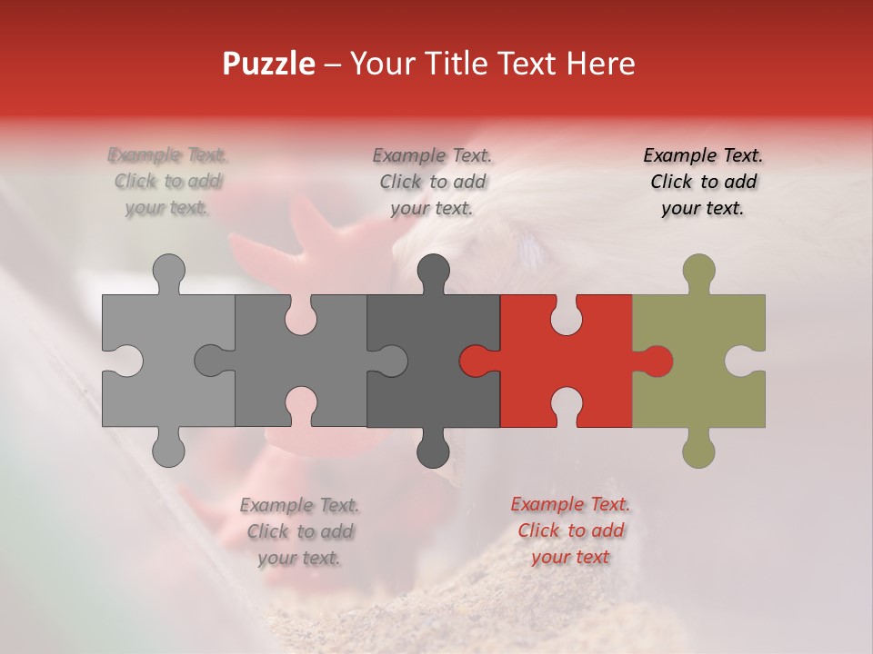 Farm Comb Rooster PowerPoint Template