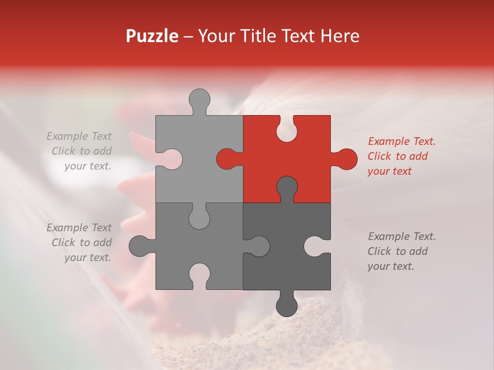 Farm Comb Rooster PowerPoint Template